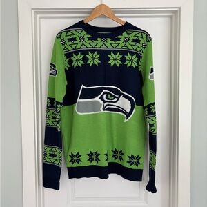NFL Seattle Seahawks Christmas Sweater L